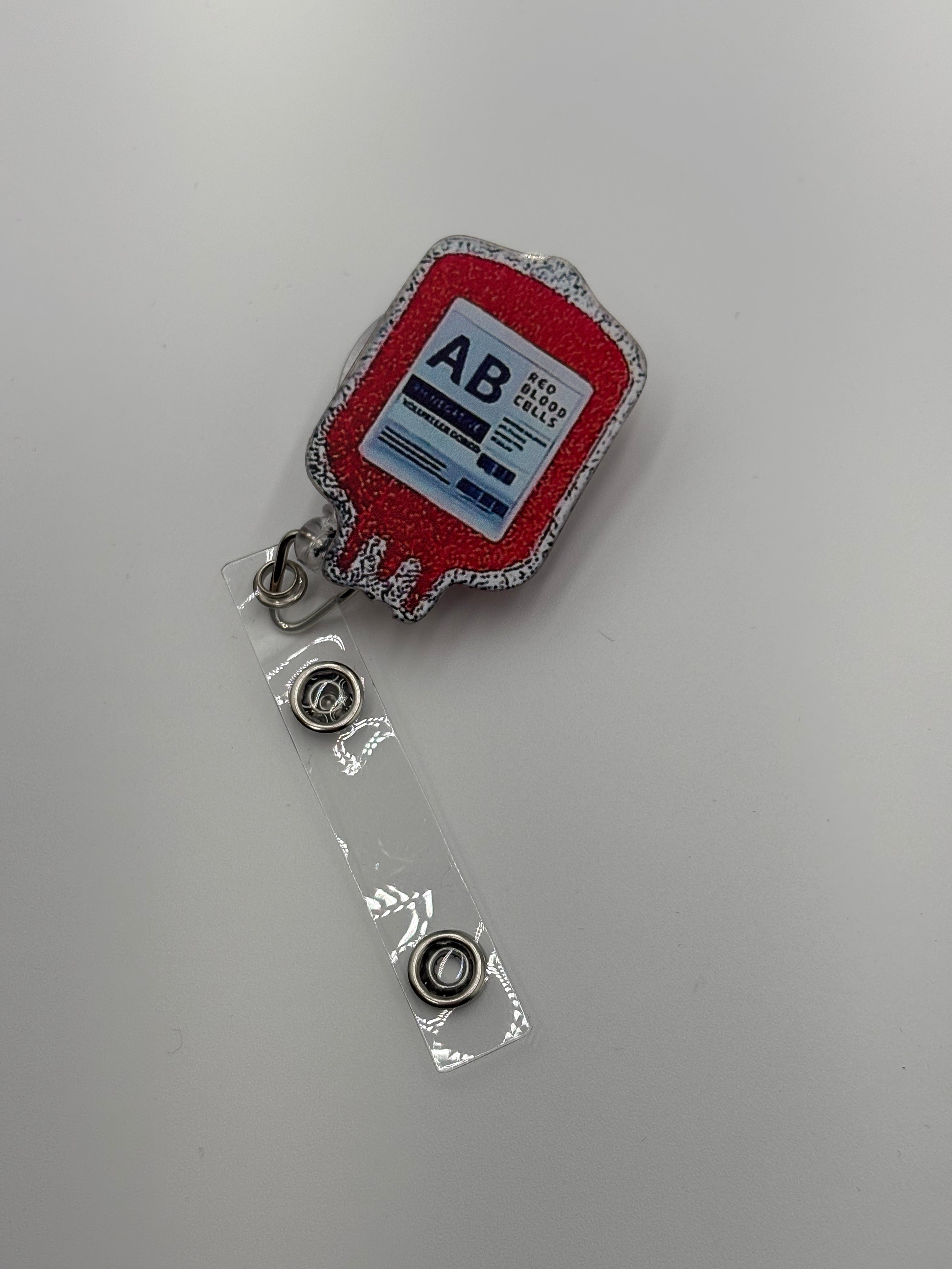 Badge Reel - Blood Type