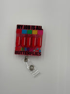 Badge Reel - Rainbows & Butterflies