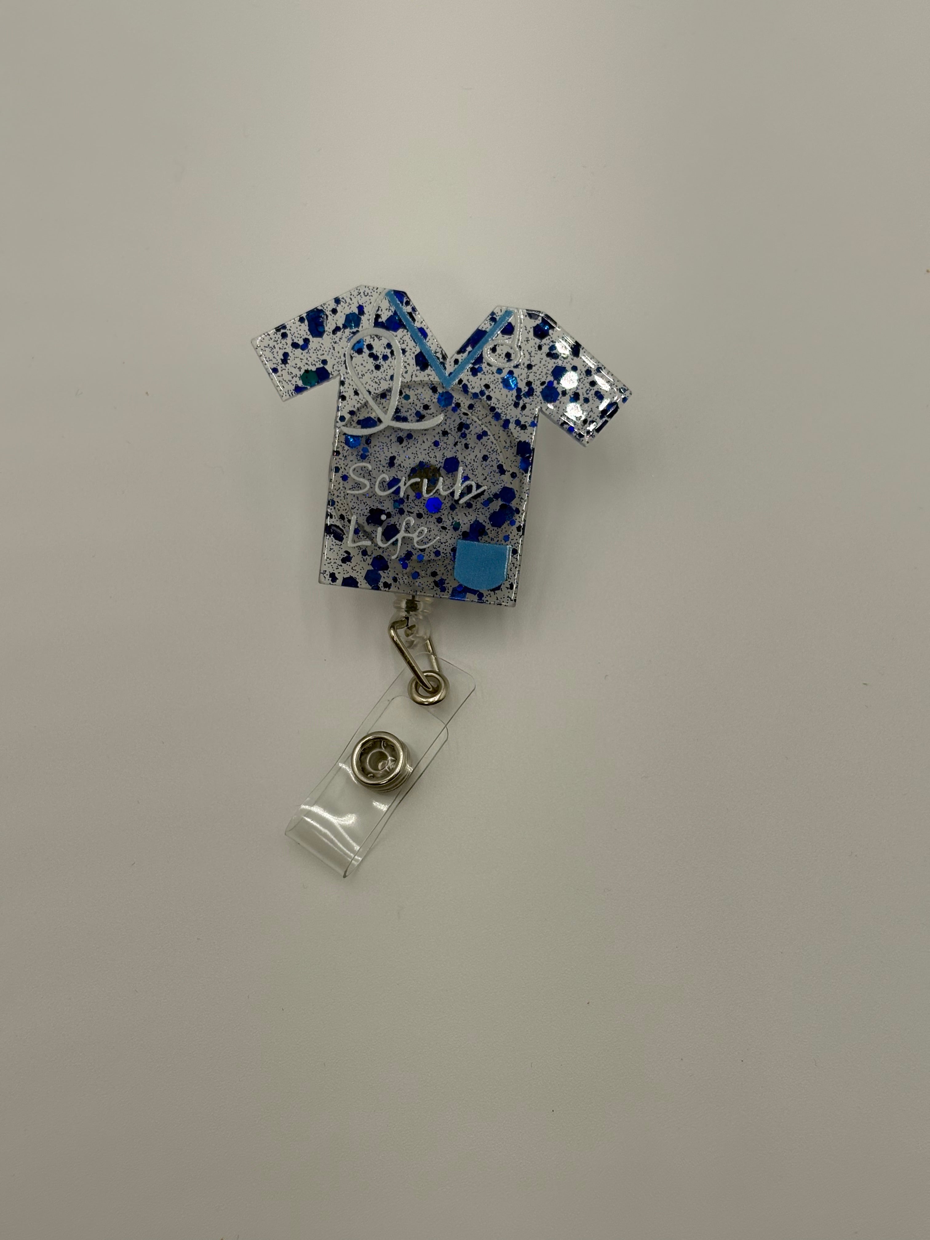 Badge Reel - Scrub Life Shirt