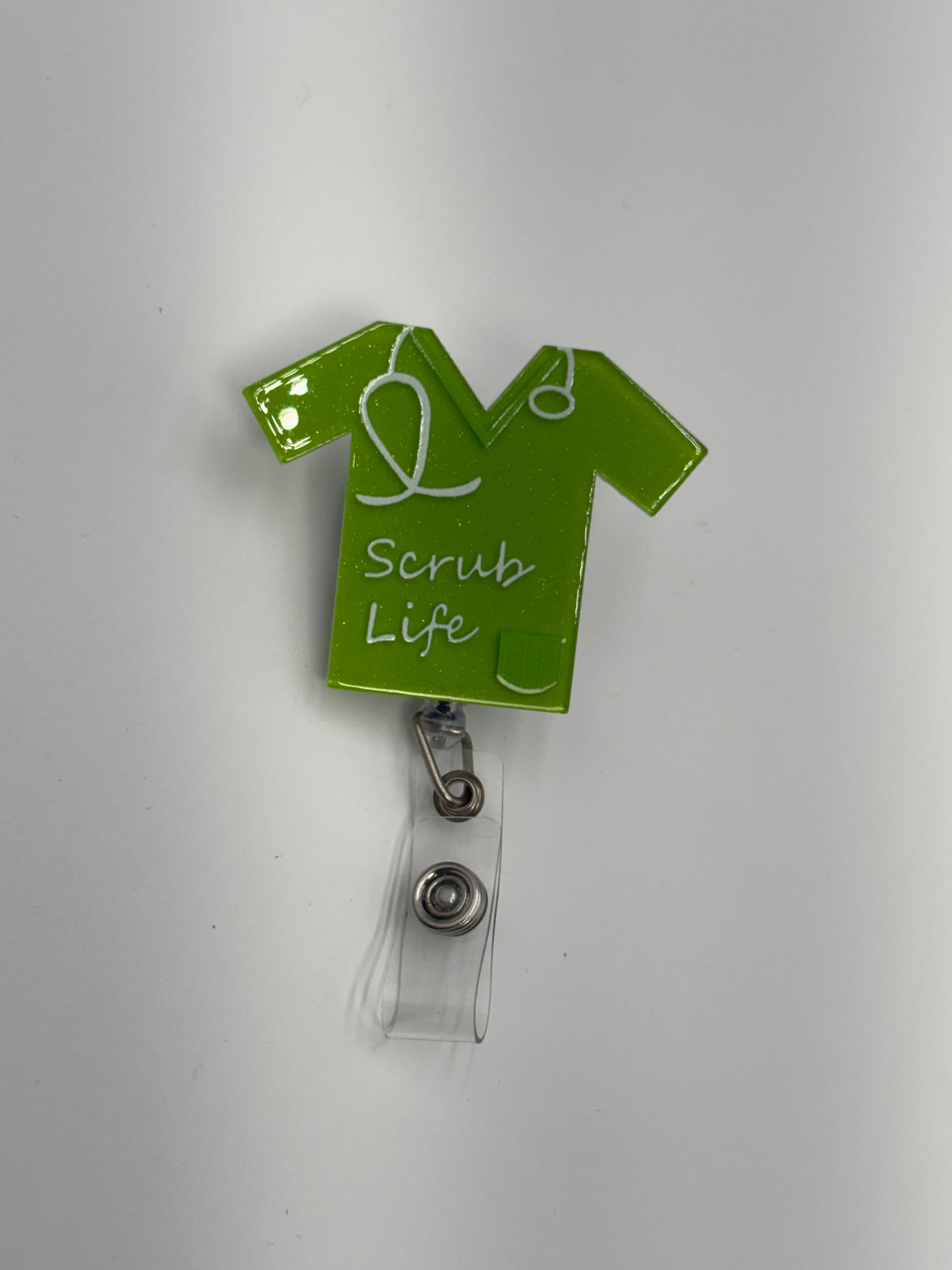 Badge Reel - Scrub Life Shirt