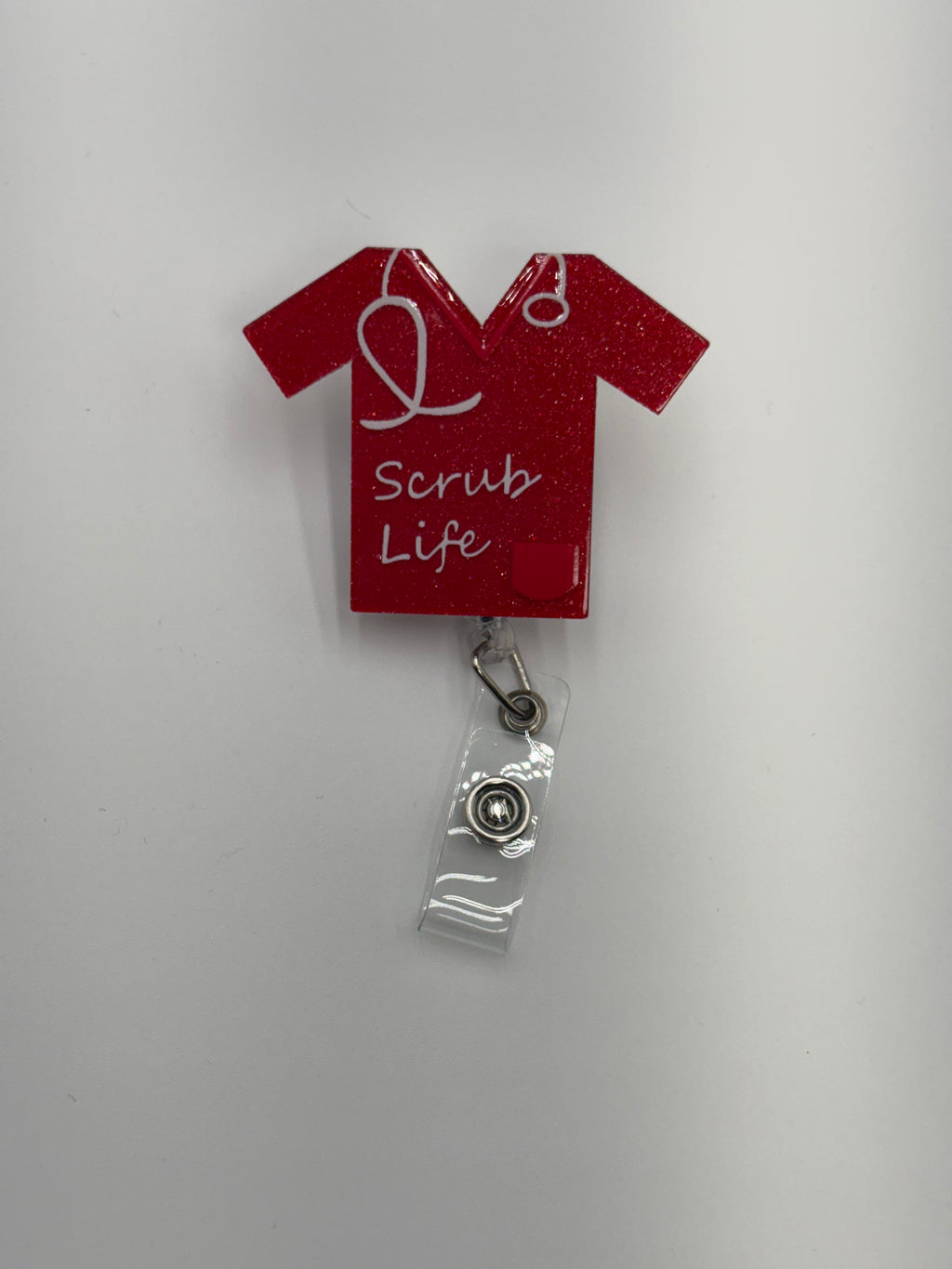 Badge Reel - Scrub Life Shirt