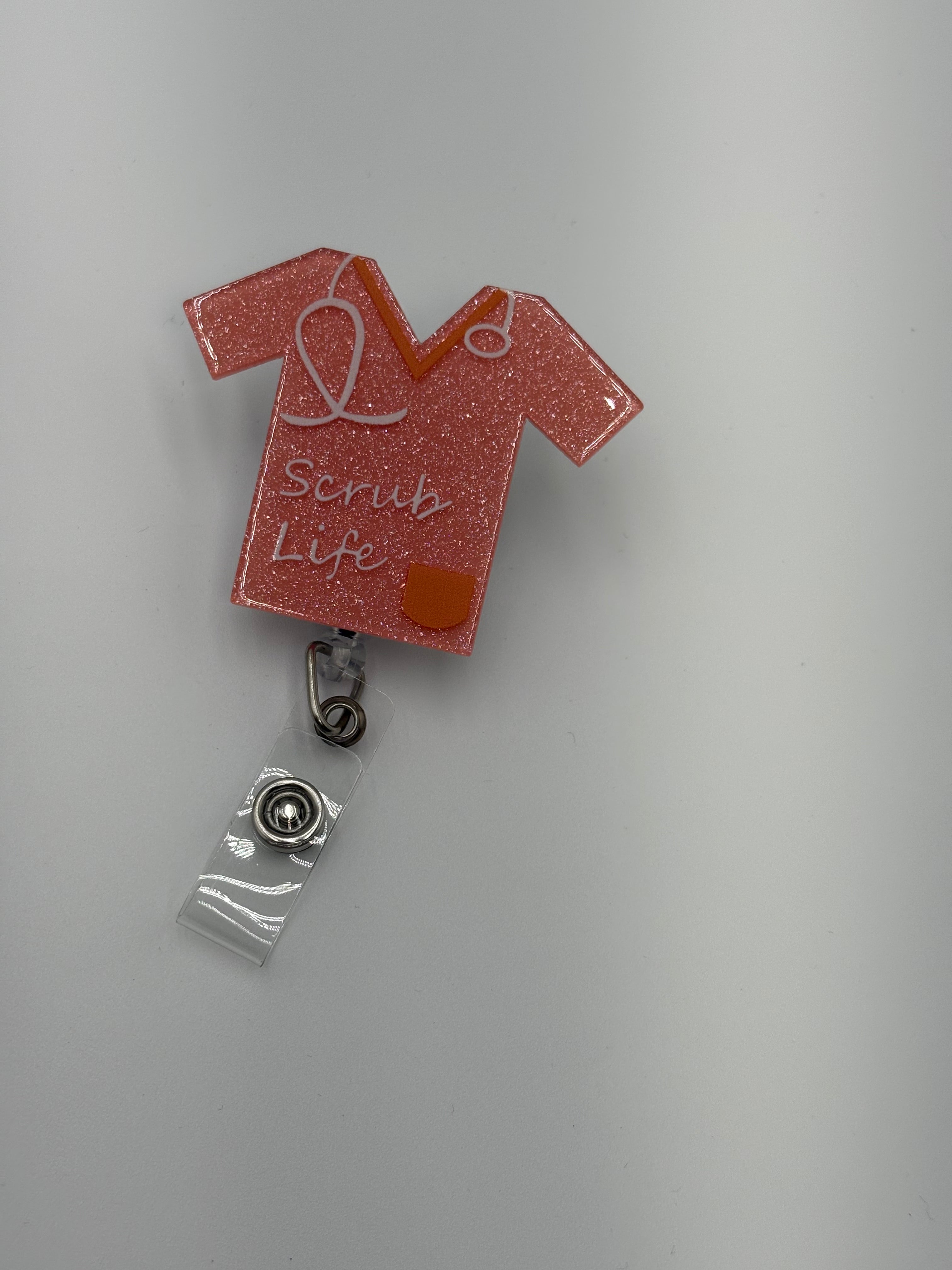 Badge Reel - Scrub Life Shirt
