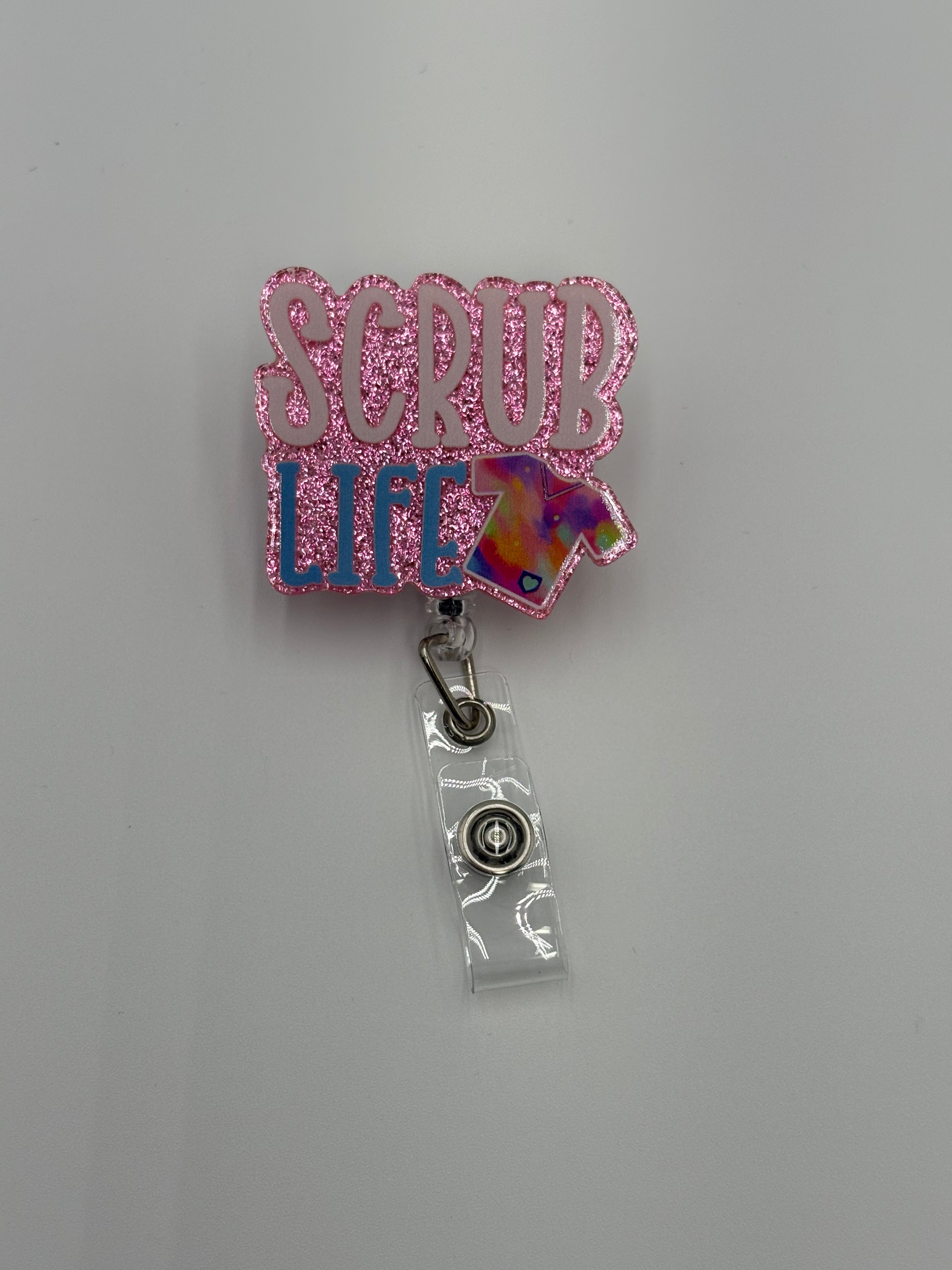 Badge Reel - Scrub Life Text