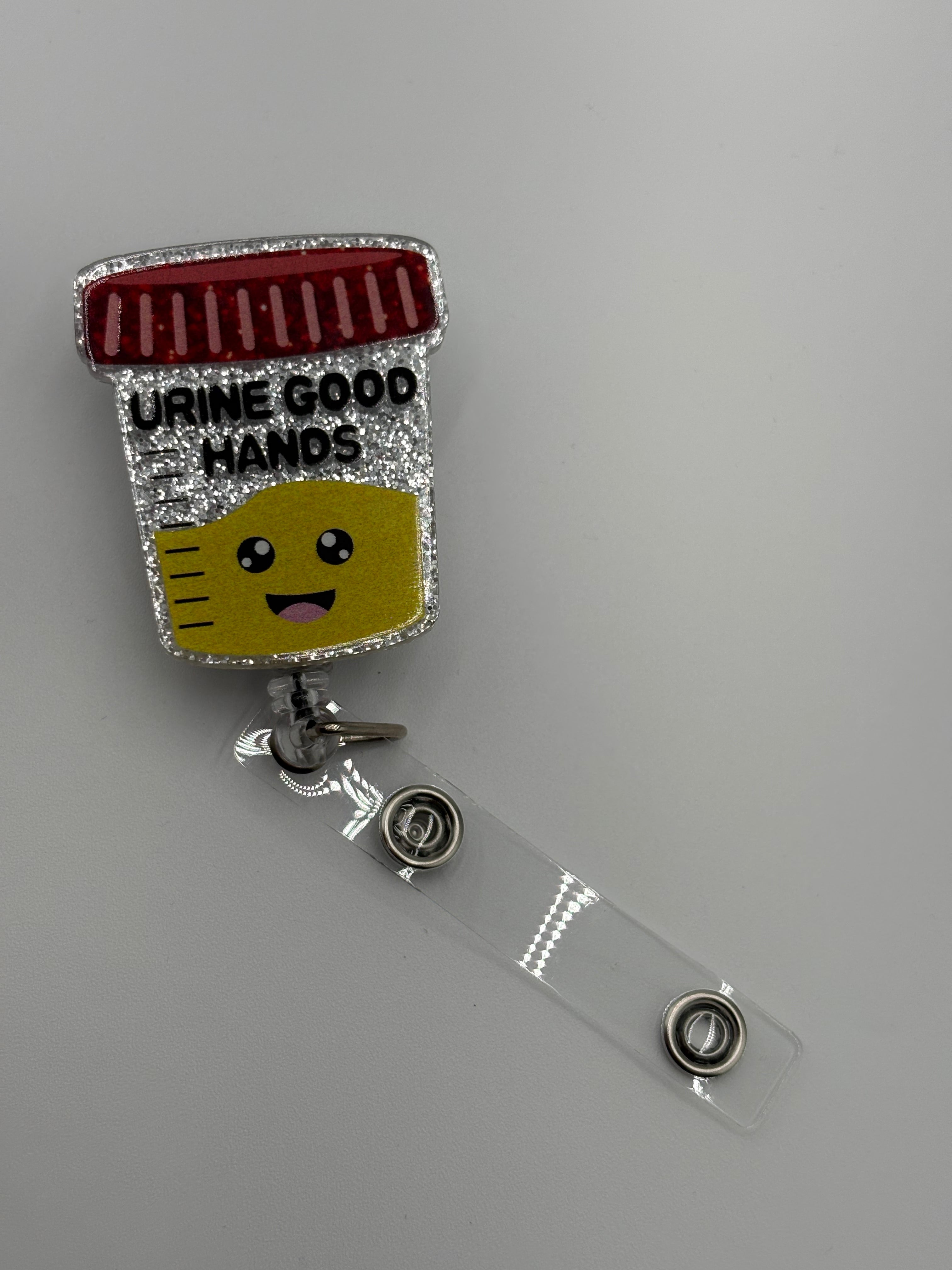 Badge Reel - Urine Good Hands